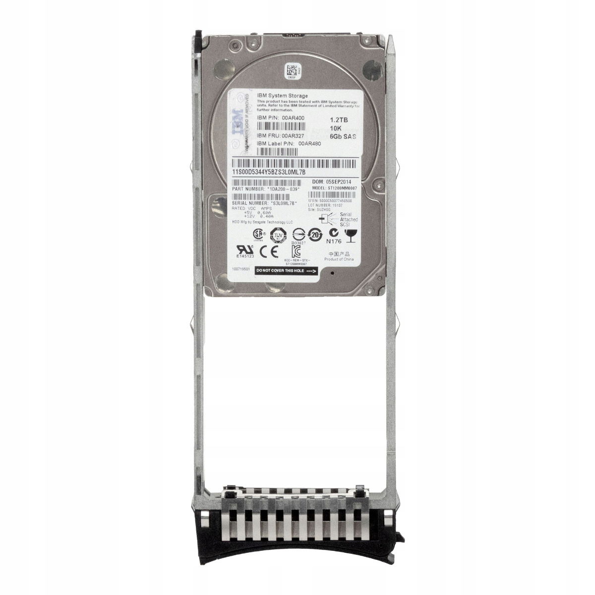 Ibm 00AR327 00AR400 1.2TB 10K 128MB SAS-2 2.5'' ST1200MM0007