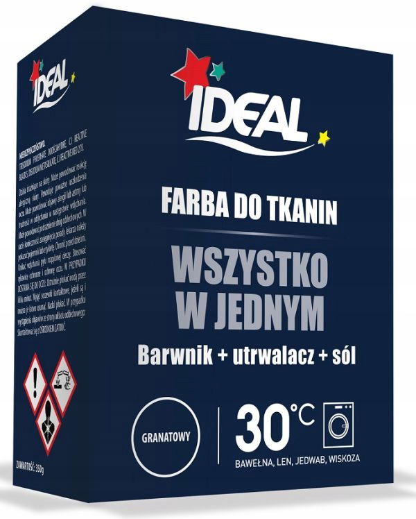 Ideal All In One Farbivo Na Oblečenie Tmavomodré 350 G