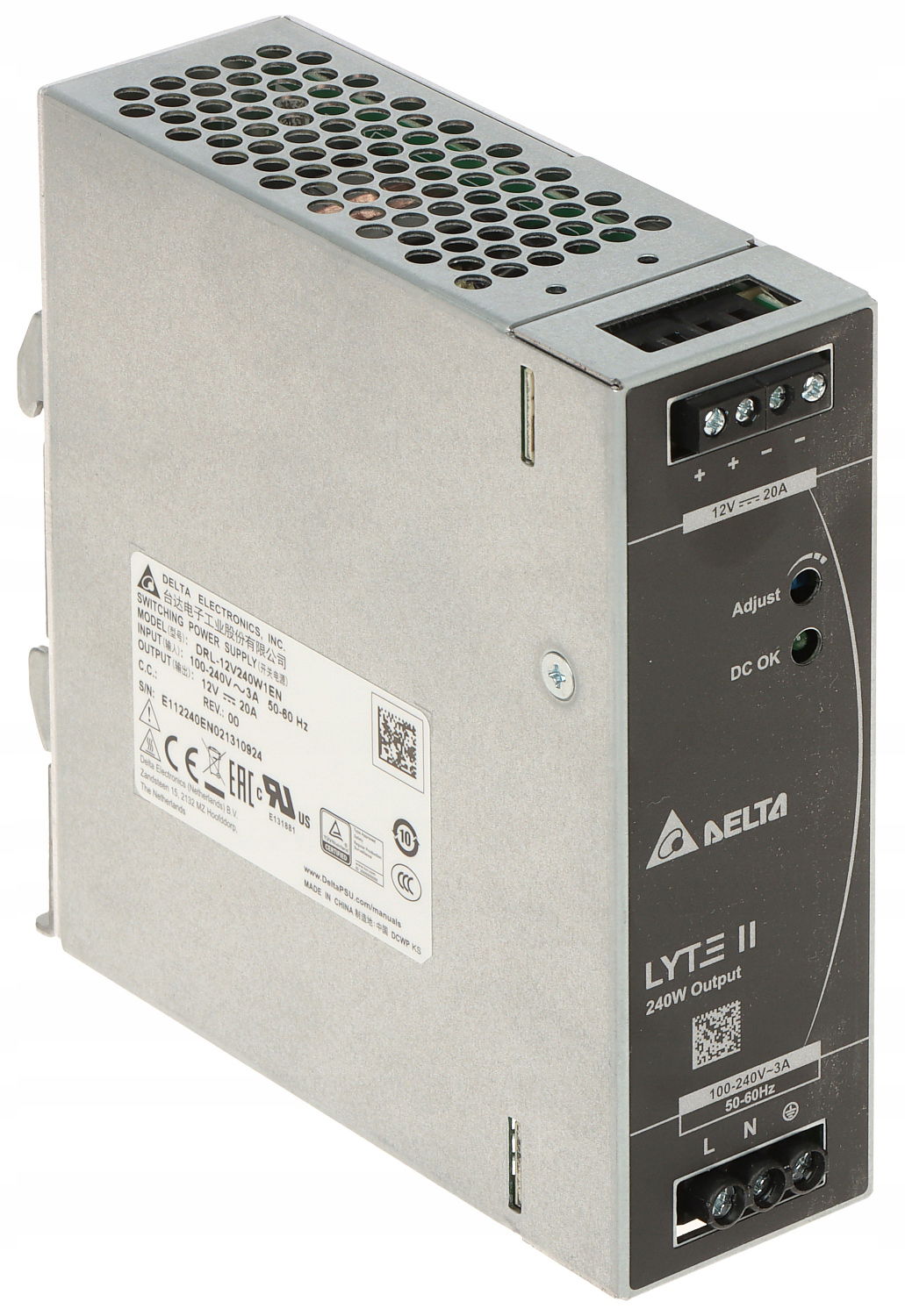 Impulzný Napájací Zdroj DRL-12V240W-1EN Da