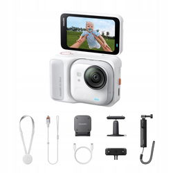 Insta360 Go Ultra Creator Bundle Sada s bielou športovou kamerou 4K 53 g