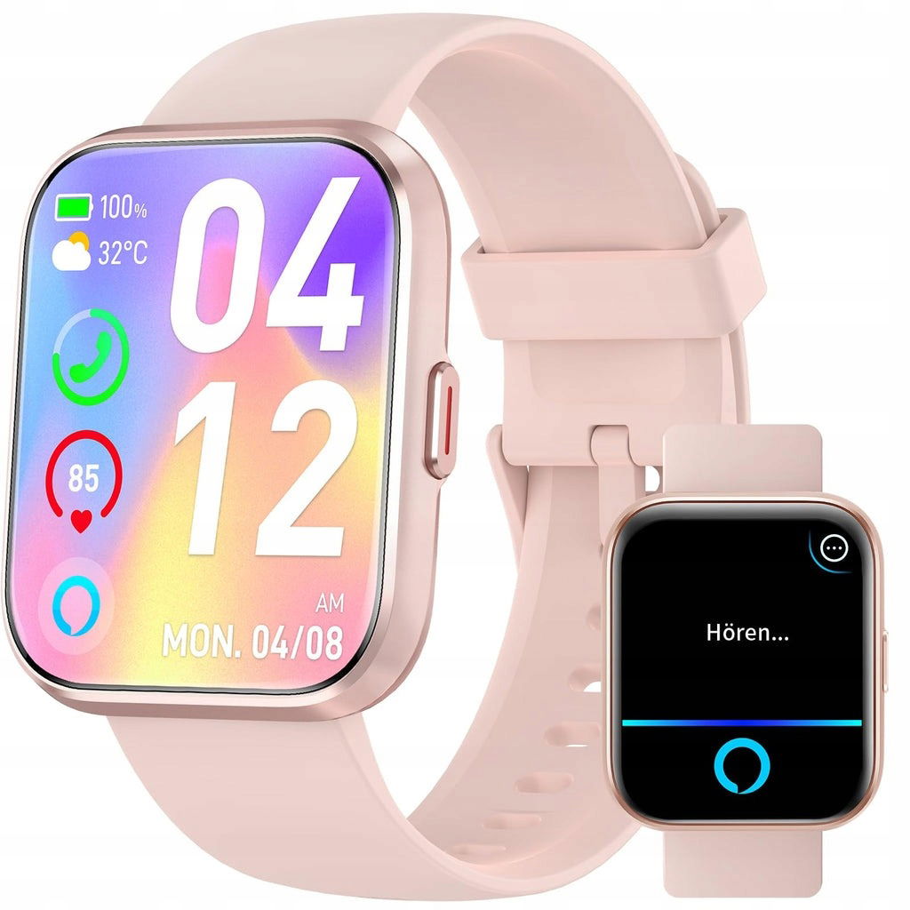 Inteligentné hodinky Fitpolo ID208Plus, obrazovka 1,8'' IP68, viac ako 110 režimov, ružová