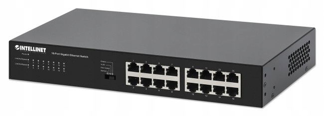 Intellinet 561815 Switch 16p gigabitový manuálny Vlan
