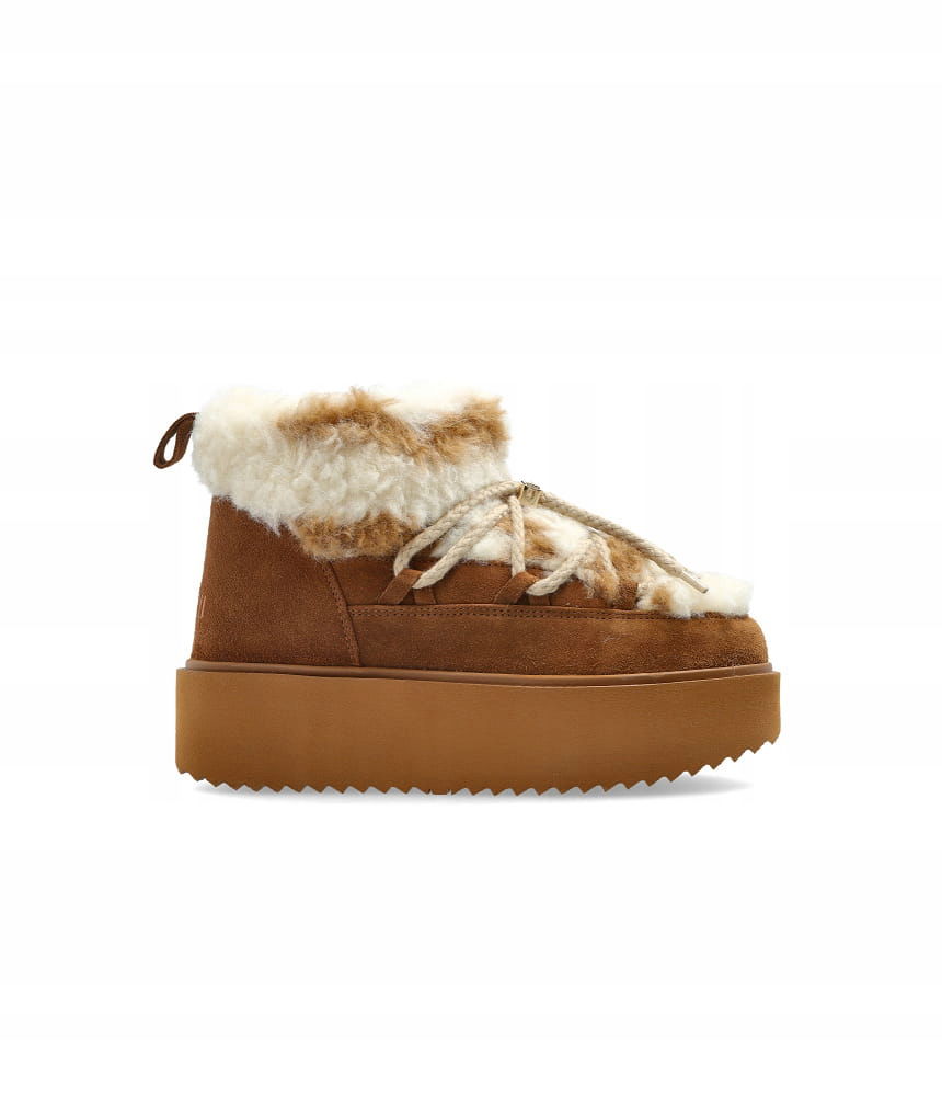 Inuikii Dámske topánky Teddy Platform Ecru 38