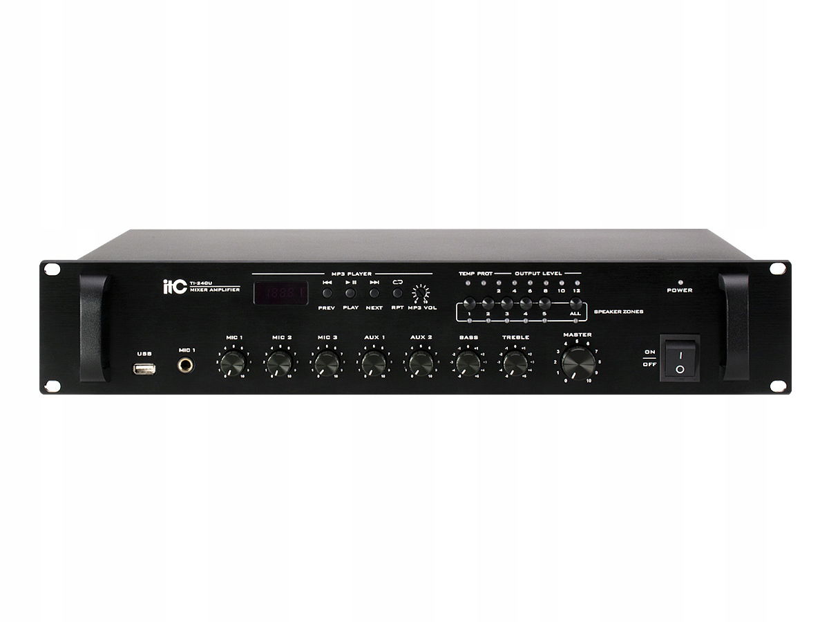 Itc TI-240U Mixovací zosilňovač 240 W 100 V