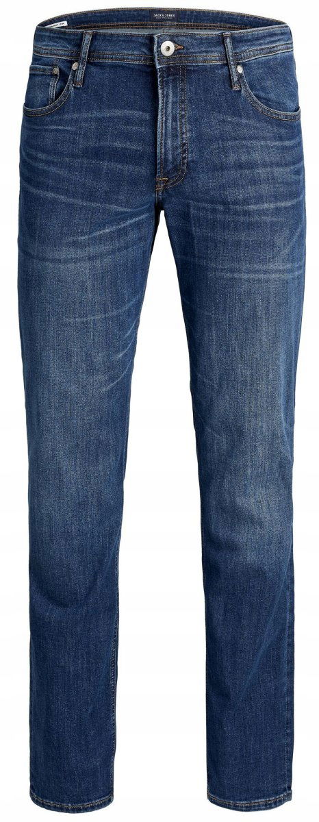 Jack Jones Klasické tmavomodré pánske Slim džínsy 38/32