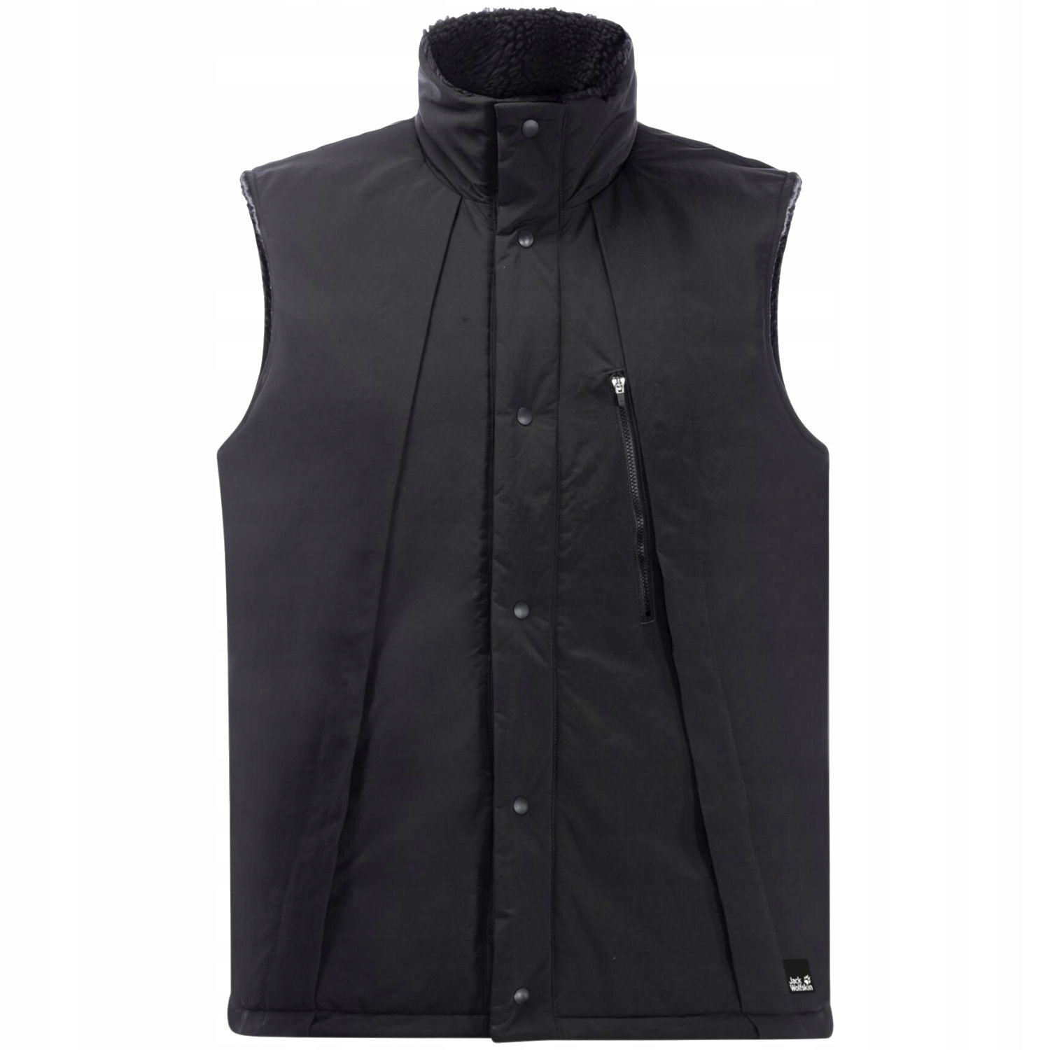 Jack Wolfskin Alex Vest M [M] Pánska polyesterová Vesta čierna