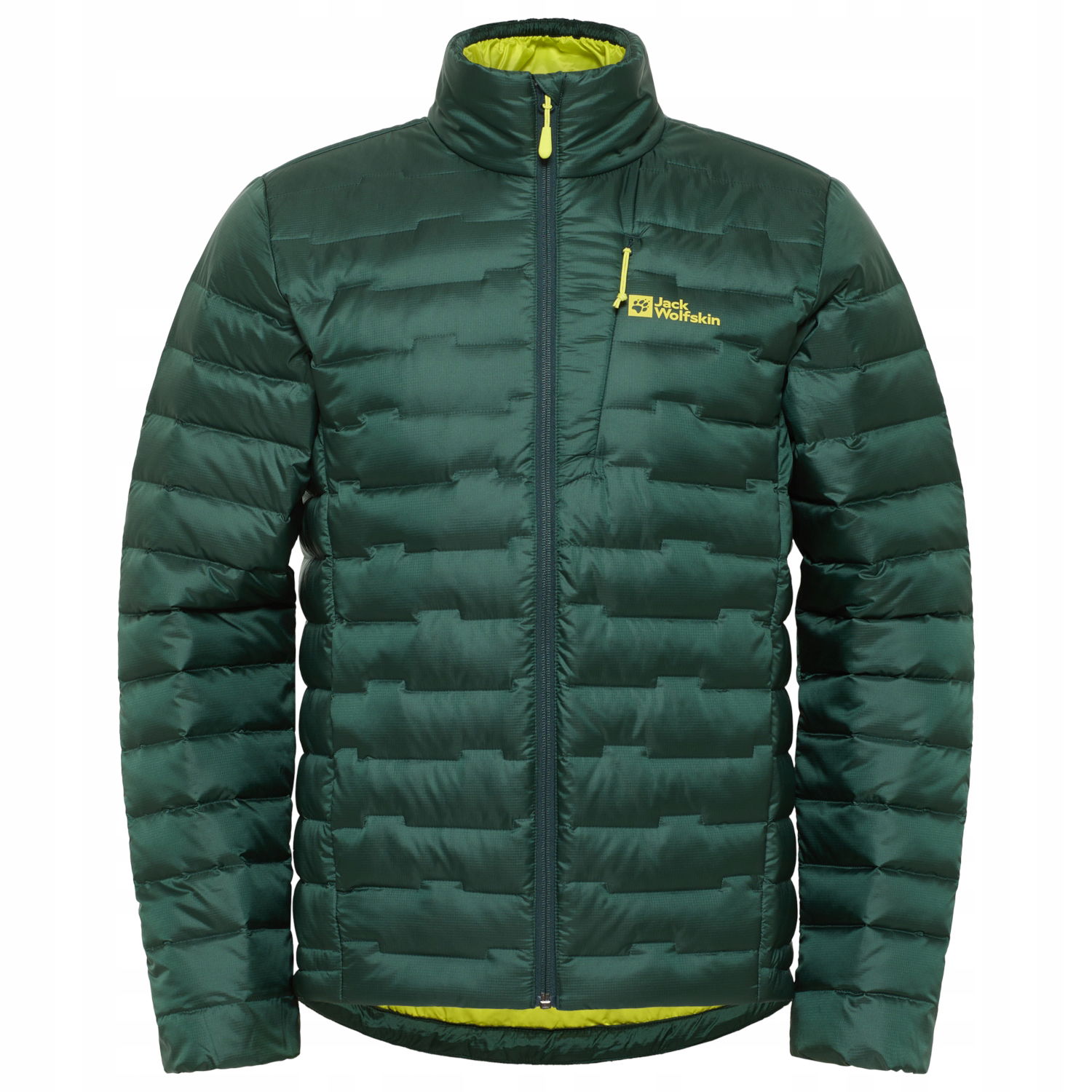 Jack Wolfskin Passamani Down M Jacket [M] Bunda Pánska Polyamid Zelená