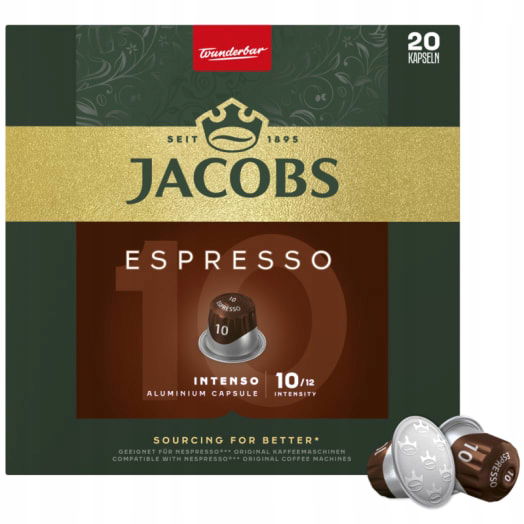 Jacobs Espresso Intenso Káva (20 kapsúl)