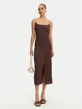 jacquemus Dámske koktejlové šaty JACQUEMUS-25E251DR1001713 8CP Brown B
