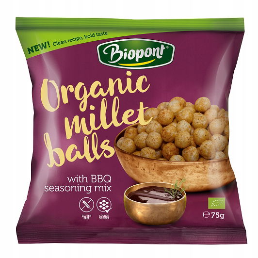 Jaglane Barbecue Bezlepkové Chrumky Bio 75 g Biopont