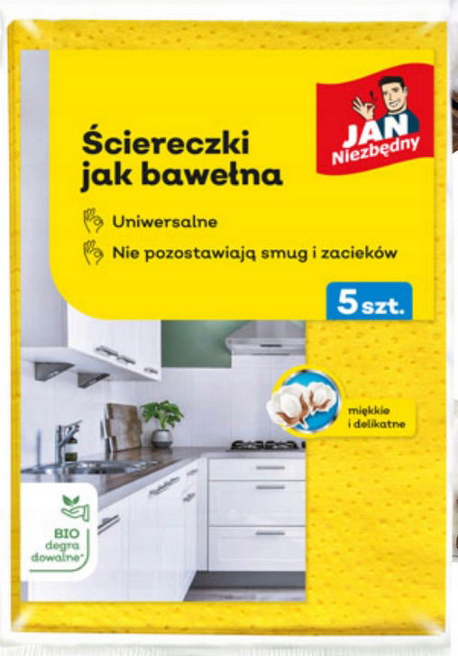 Jan Niezbędny utierky, utierky podobné bavlna 5 ks 34x45
