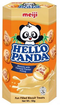 Japonské karamelové sušienky Hello Panda 50 g Meiji Filipino Food