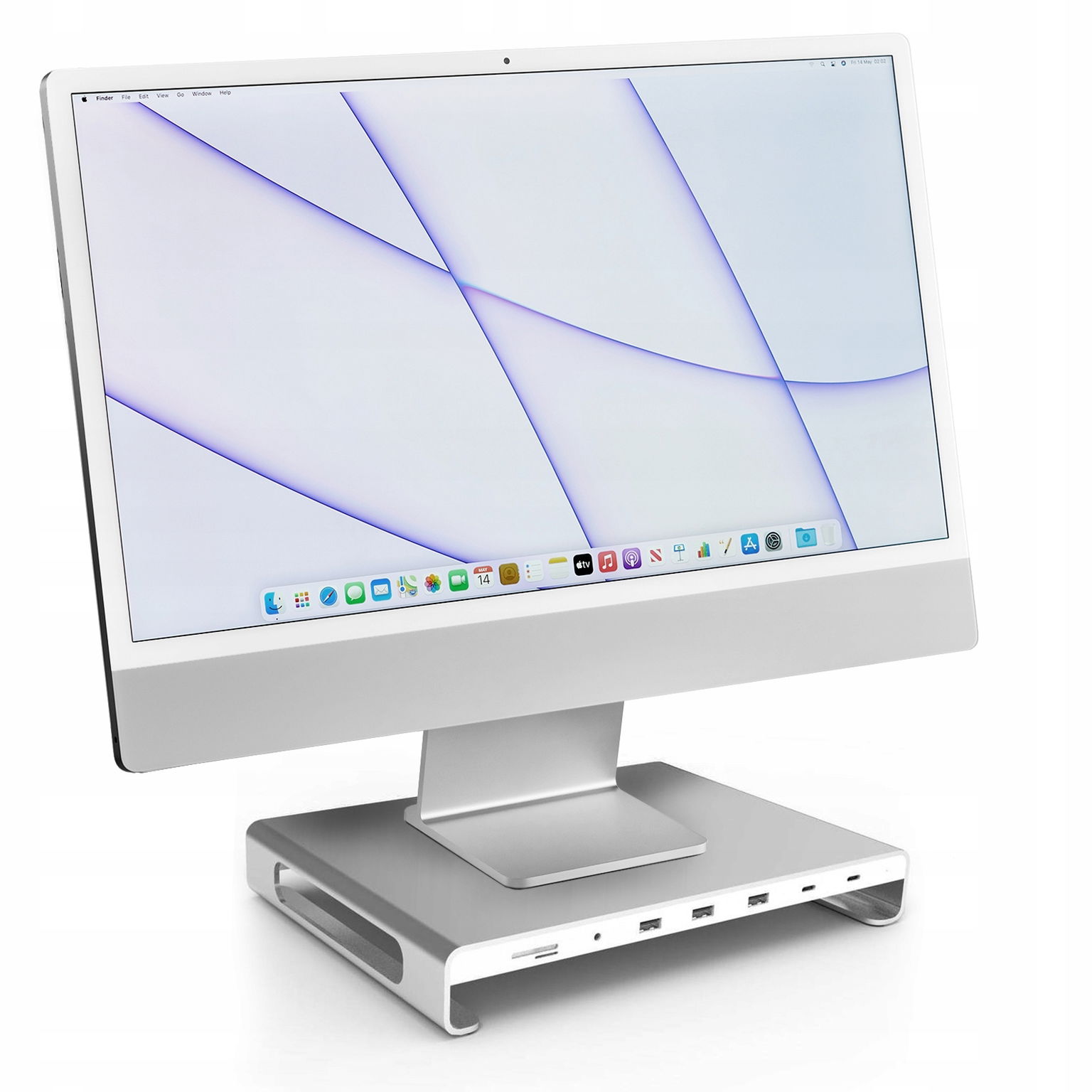 Jcpal Hub Podstavec 11v1 Hdmi Vga 2x Usb-c 3x Usb čítačka microSD Sd jack