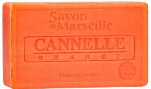 Jemné francúzske marseillské mydlo LC 1802 Pomarančová Škorica 100 g