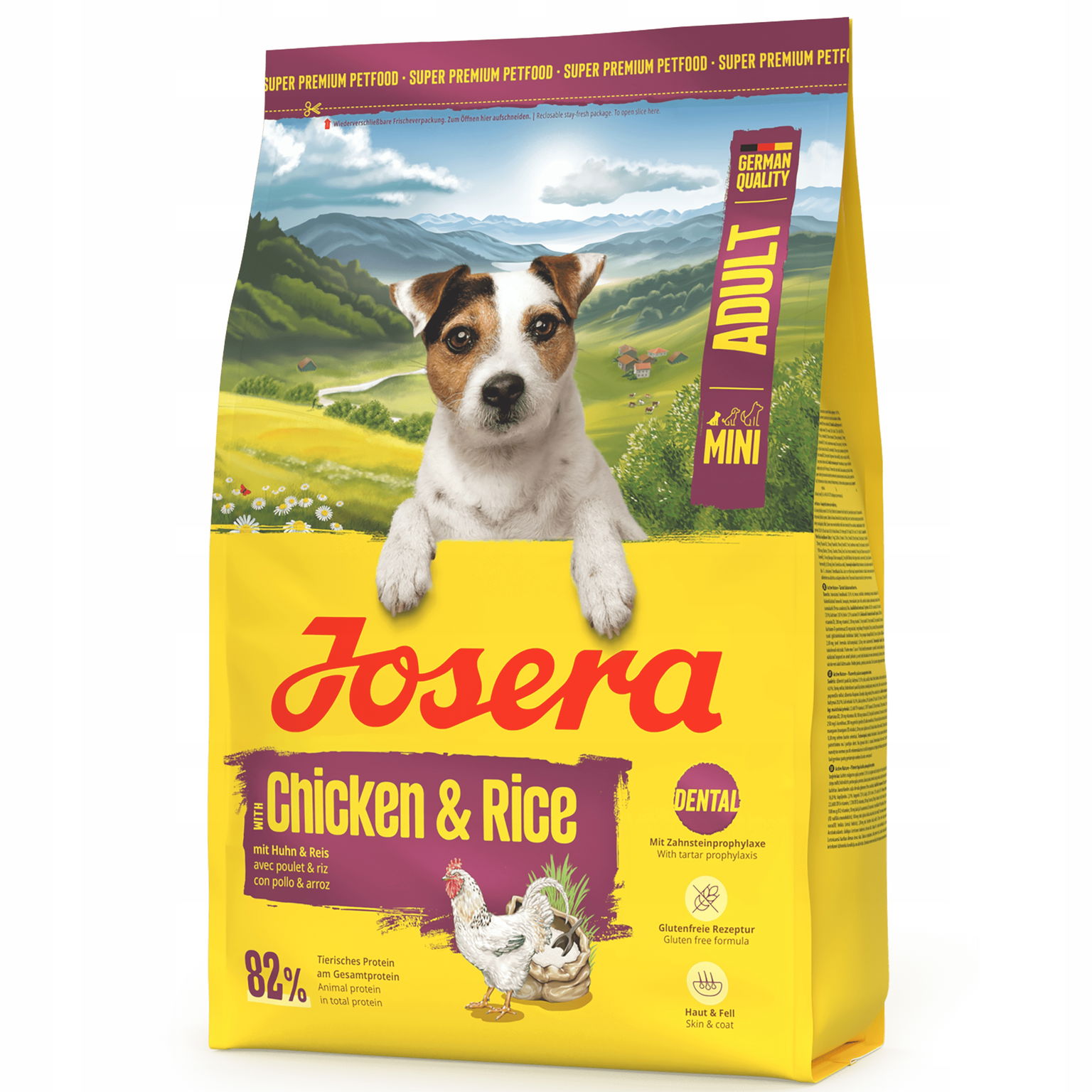 Josera Mini Adult Chicken&Rice 900 g Krmivo Pre Psov Malé Rasy Bez
