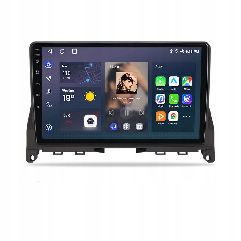 Junsun autorádio Benz W204 carplay android auto 4G 8+256