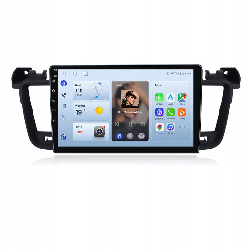 Junsun autorádio Carplay Peugeot 508 2011-2018 androidauto 4+64