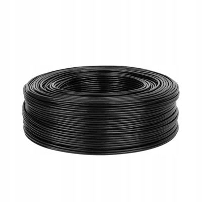 Kábel 2 x Rca Chinch 4 mm čierny 100 m