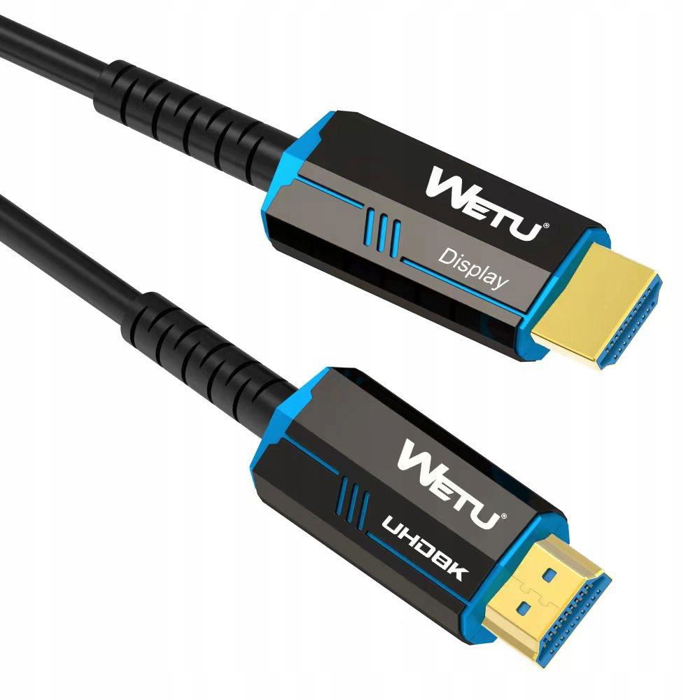 Kábel Hdmi 2.1 Optický Aoc 3m 8K 60Hz 4K 120Hz Wetu Premium Optický