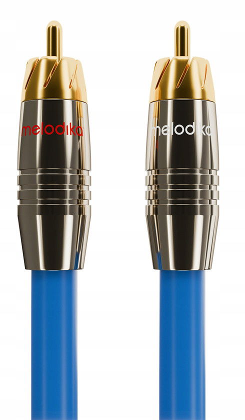 Kábel Melodika Sky Blue 2x Rca (cinch) 2x Rca (cinch) 1 m