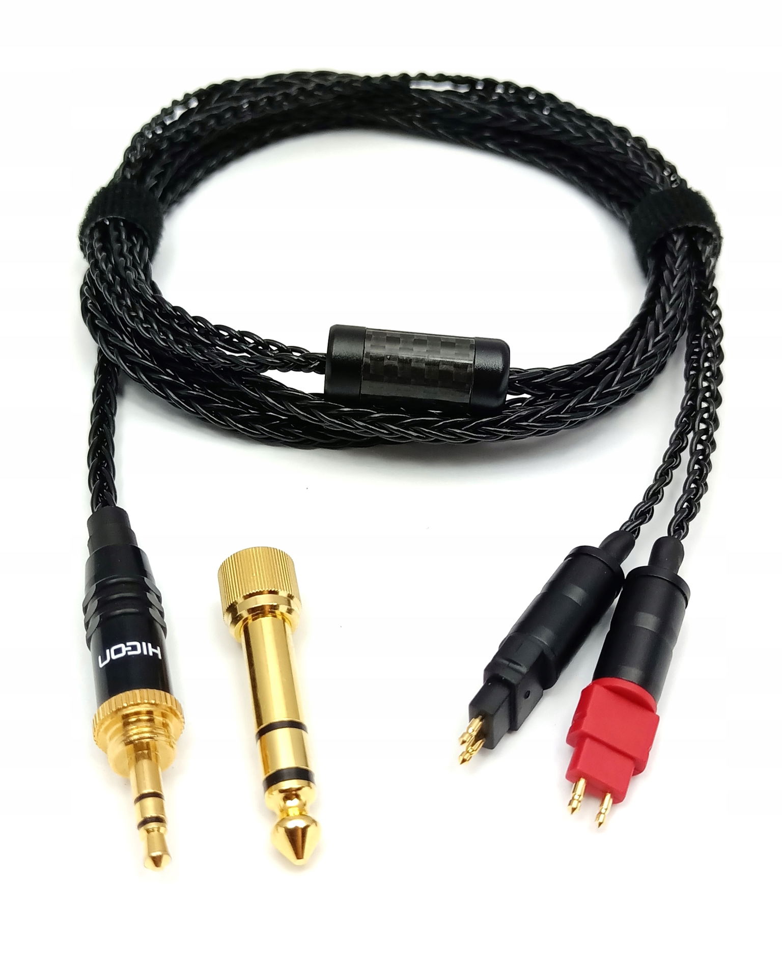 Kábel pre slúchadlá Sennheiser ručne vyrobený z medi 6N Occ, zástrčka 3,5+6,3 mm