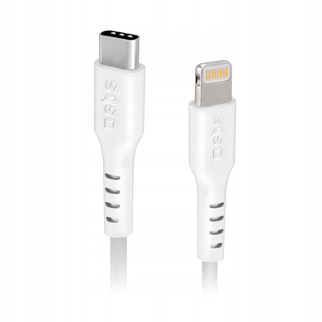 Kábel Sbs TECABLELIGTC1W Usb-c Lightning s certifikátom MFi, 1 m biely