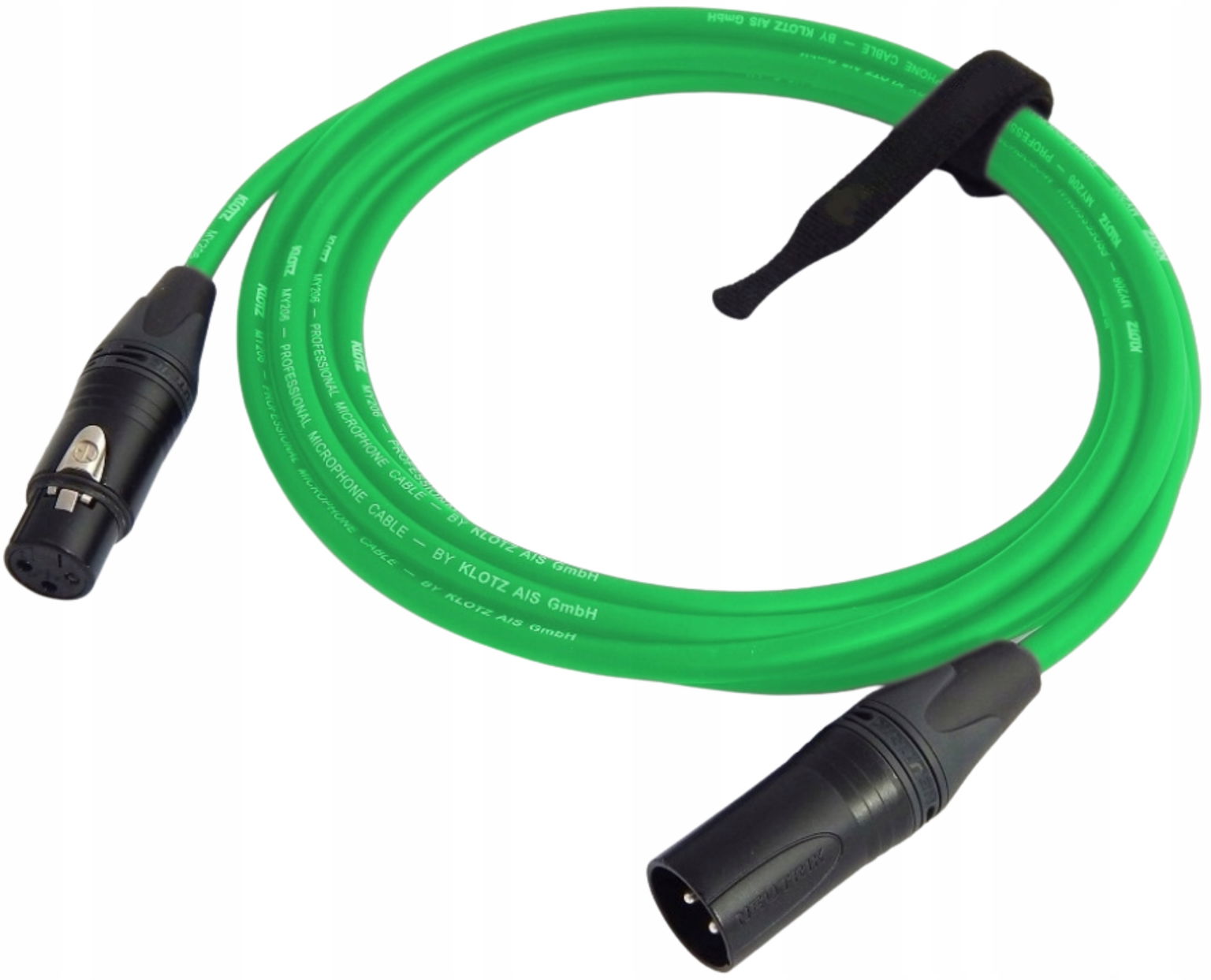 Kabel Xlr Klotz Zelený MY206 Mikrofónový Kabel Xlr-xlr Neutrik 30 m