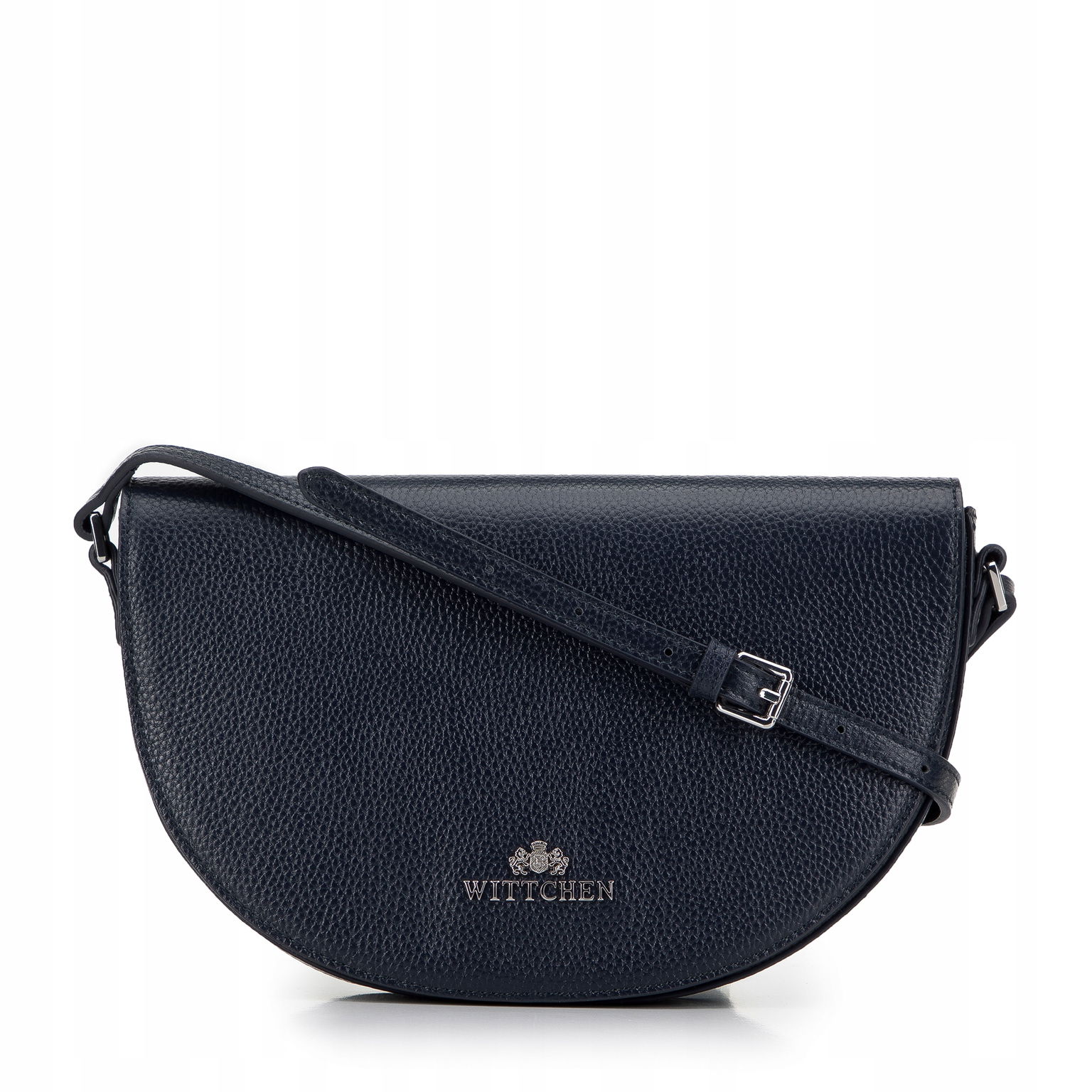 Kabelka Cez Rameno saddle bag Wittchen 29-4E-022-7 námornícka modrá prírodná koža