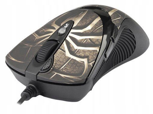 Káblová myš A4Tech XL-747 laser Brown Fire