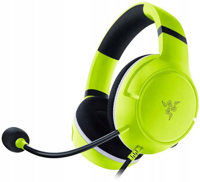 Káblové slúchadlá Razer Kaira X Xbox (limetkové)