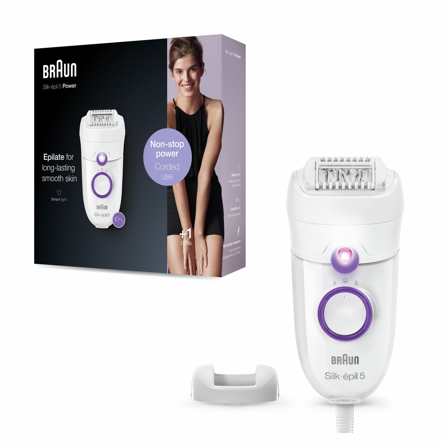 Káblový depilátor Braun Silk-épil 5-505 Power