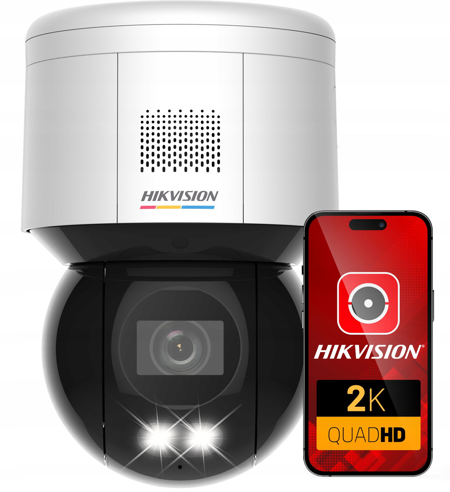 Kamera Wifi 4MPx Hikvision Rotačná DS-2DE3A400BW-DE/W 4MPX Colorvu Audio