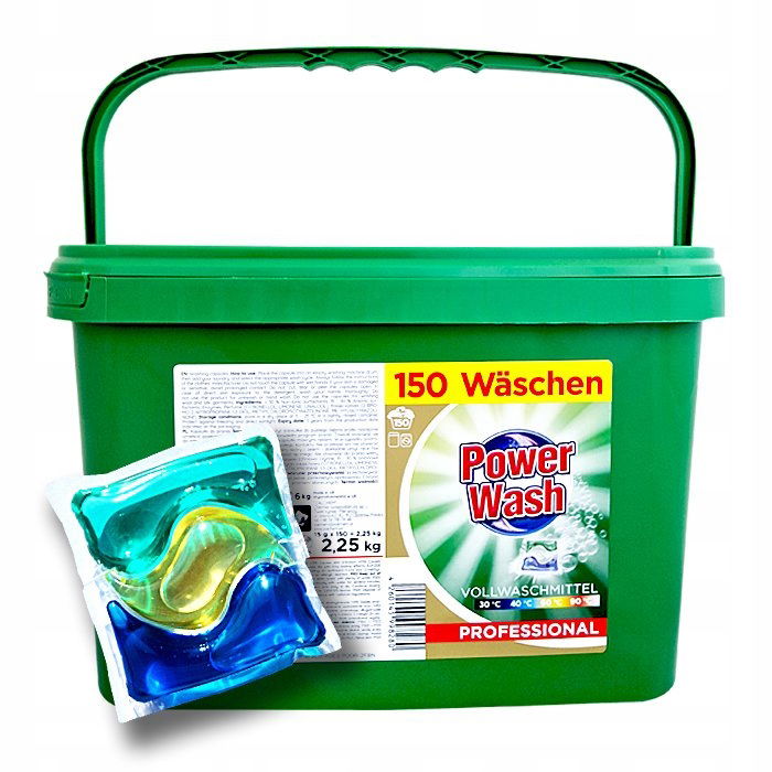 Kapsule na pranie Power Wash Professional Universal 150 kusov