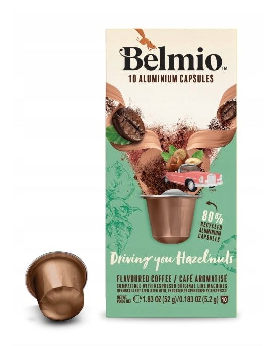 Kapsuly Belmio Hazelnuts pre Nespresso 10 ks