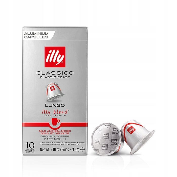 Kapsuly do Nespresso illy Lungo Classico 10ks