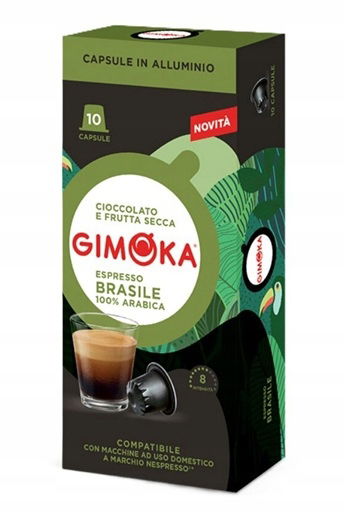 Kapsuly Gimoka Espresso Brasile pre Nespresso 10 ks
