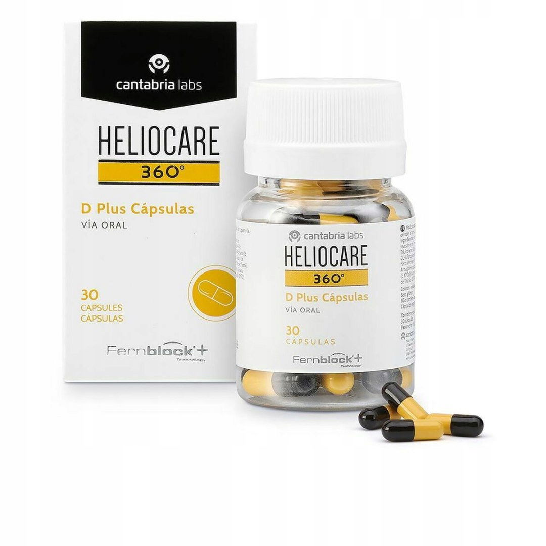 Kapsuly Heliocare 360° D Plus Ochrana pred slnkom (30 Kusov)