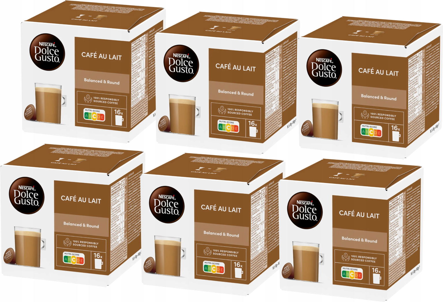 Kapsuly Nescafe Dolce Gusto Cafe Au Lait 96 ks