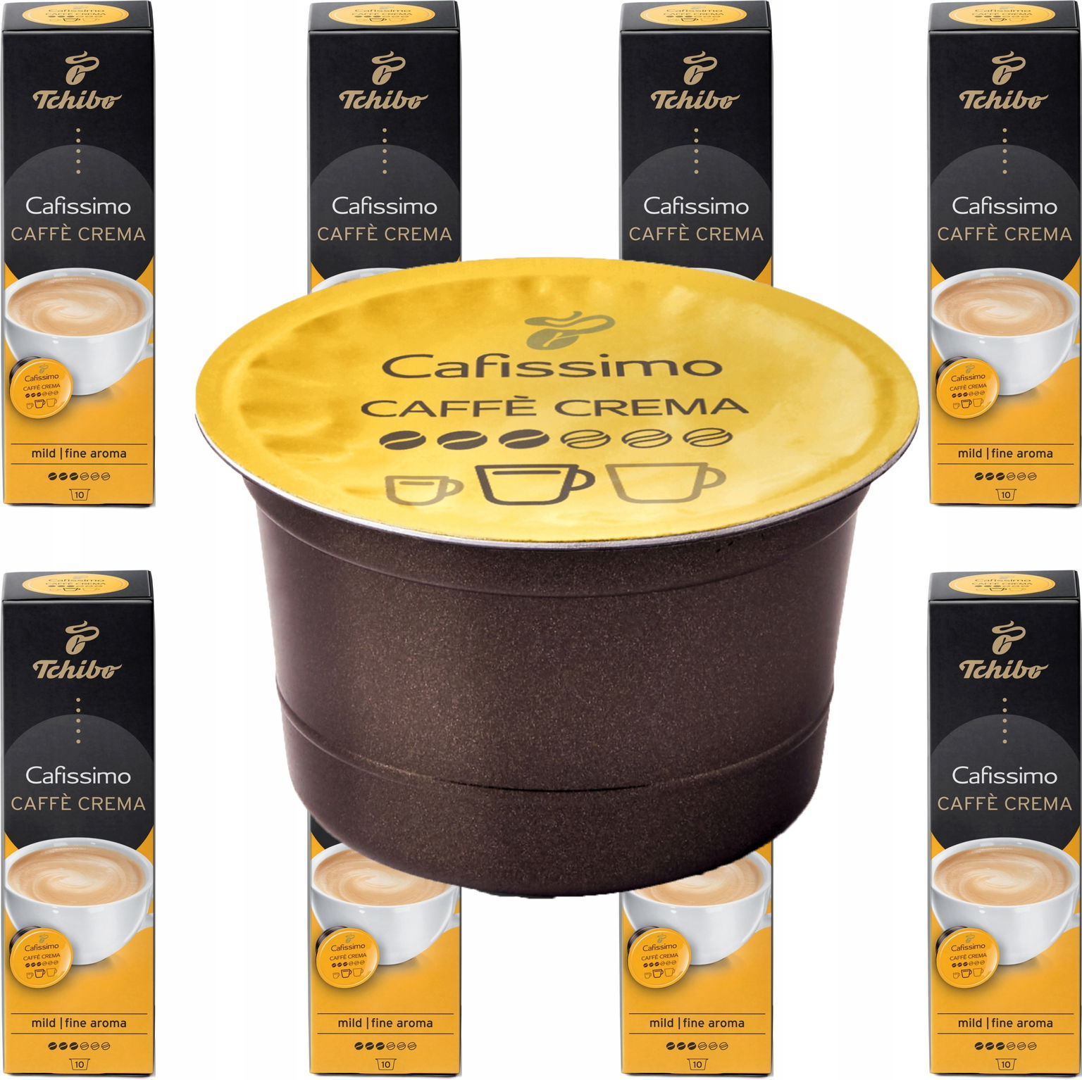Kapsuly Tchibo Cafissimo Crema Fine Aroma 80