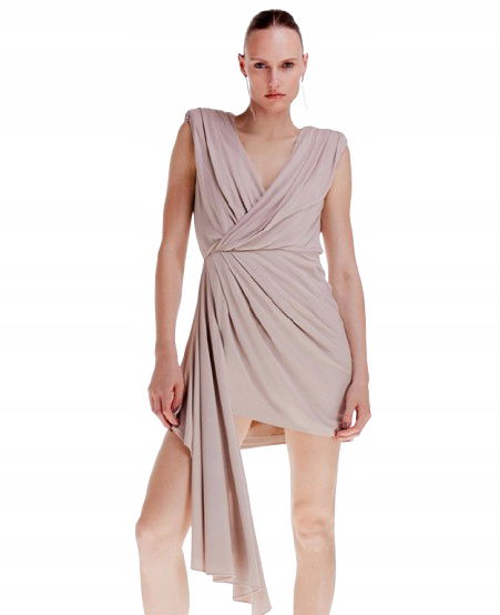 Karen Millen Béžová MIDI Sukňa Pre Vysoké Postavy L B1F