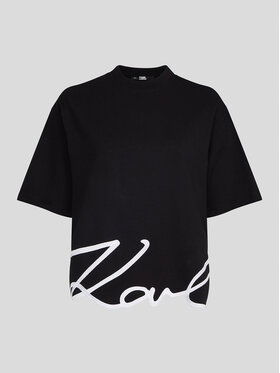 Karl Lagerfeld Dámske tričko čierne 226W1703