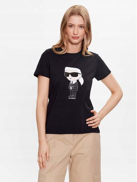 Karl Lagerfeld Dámske tričko čierne 230W1700