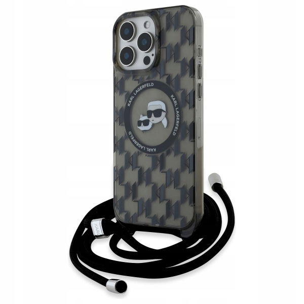 Karl Lagerfeld KLHMP16LHCKCKLCK iPhone 16 Pro 6.3" čierny/čierny hardcase