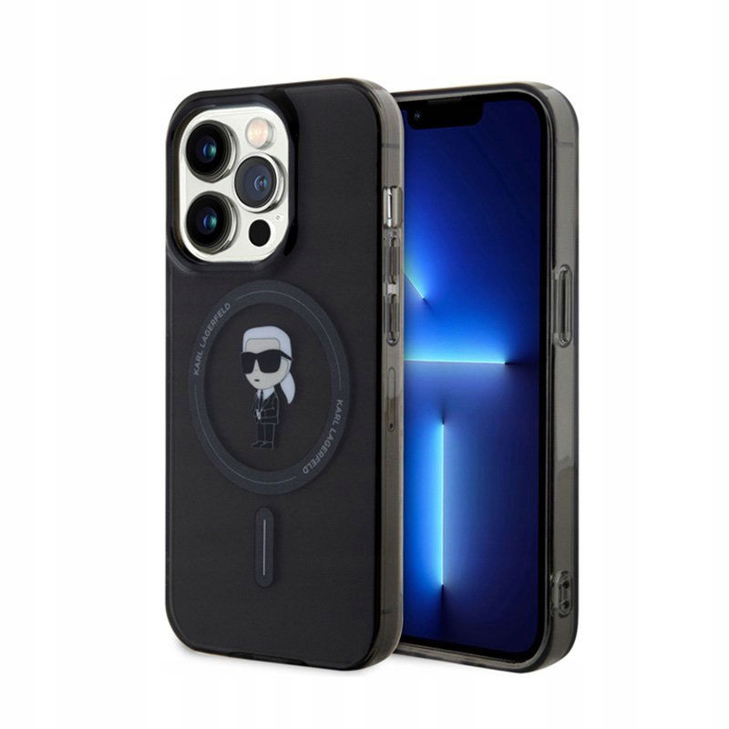 Karl Lagerfeld MagSafe – puzdro na iPhone 15 Pro (čierne)