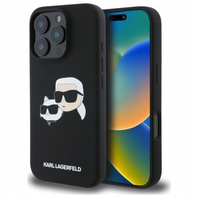 Karl Lagerfeld MagSafe Puzdro na iPhone 16 Pro (čierne)