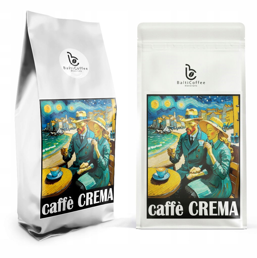 Káva caffe Crema 100 % Arabica Premium čerstvo pražená 1 kg