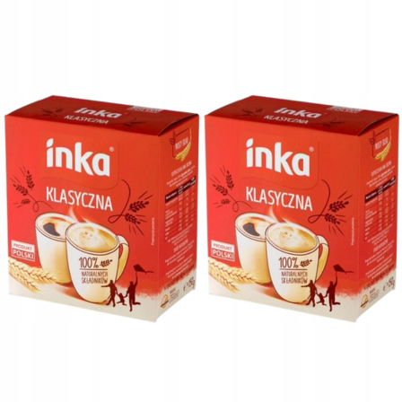 Káva Inka Obilná káva 150 g x 2 kusy Jemná káva Bezkofeínová sada