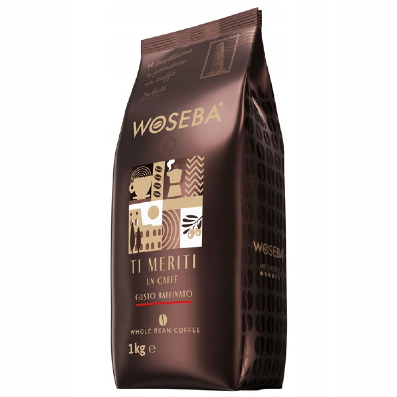 Káva Woseba Ti Meriti, Gusto Raffianto, zrnková, 1000 g