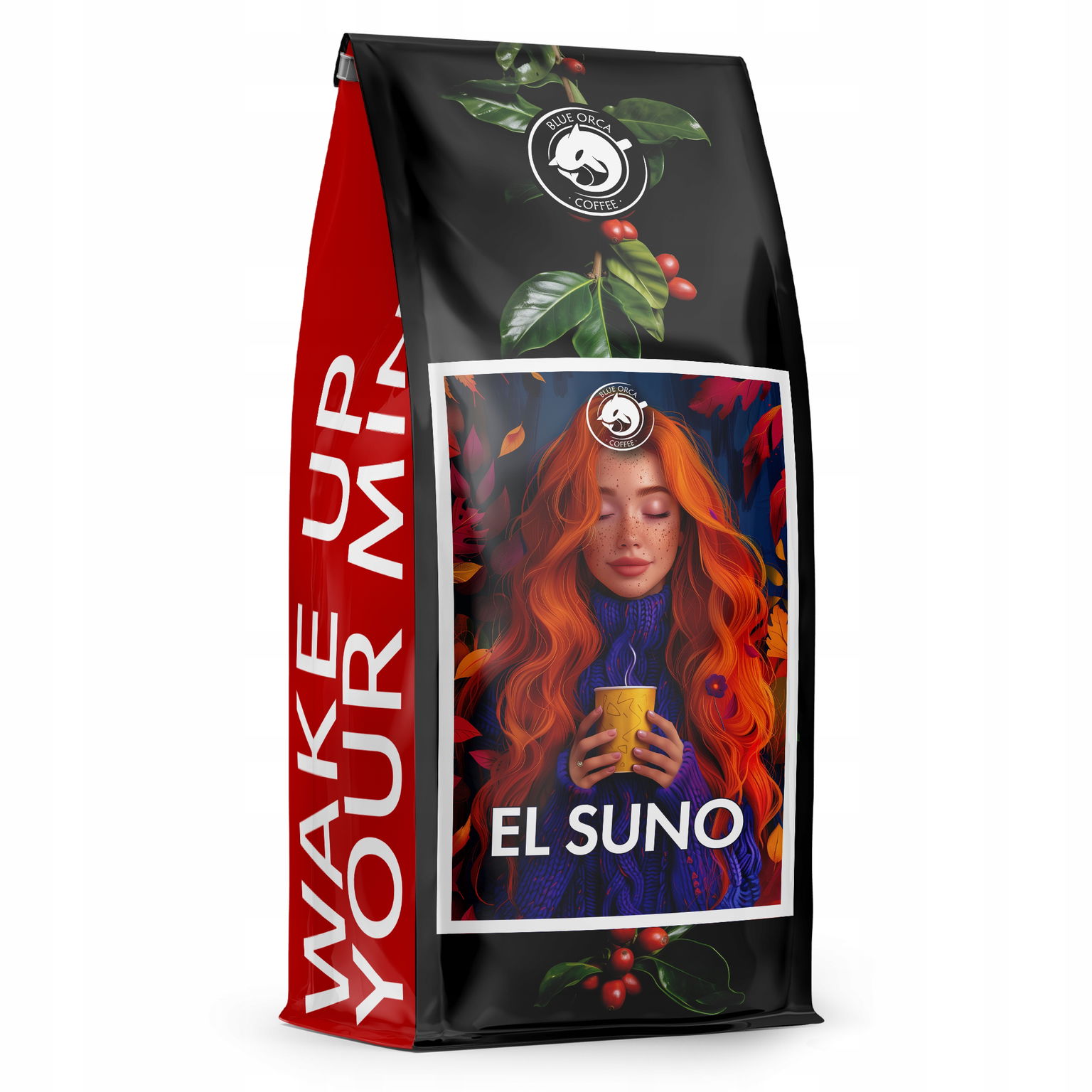 Káva zrnková 1 kg El Suno 100 % Arabica Limited Edition Blue Orca Darček