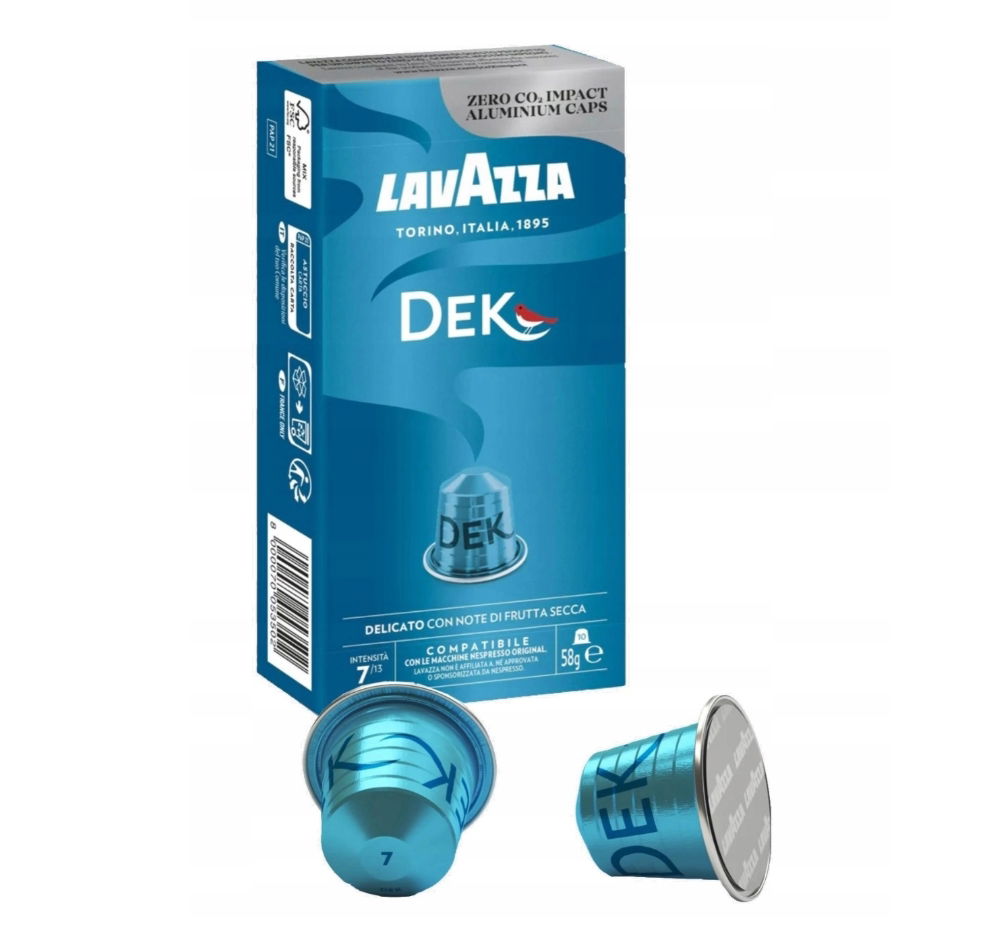 Kávové kapsule Nespresso bez kofeínu 10ks Lavazza